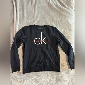 Calvin Klein Logo black sweatshirt - M